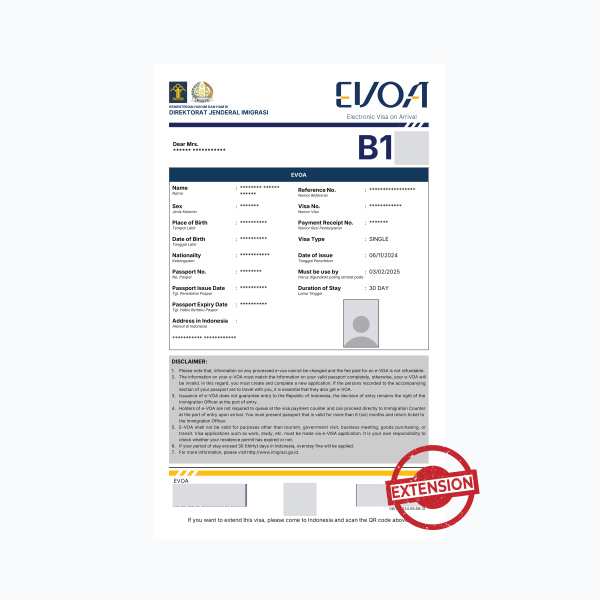 e-VOA & VOA Extension