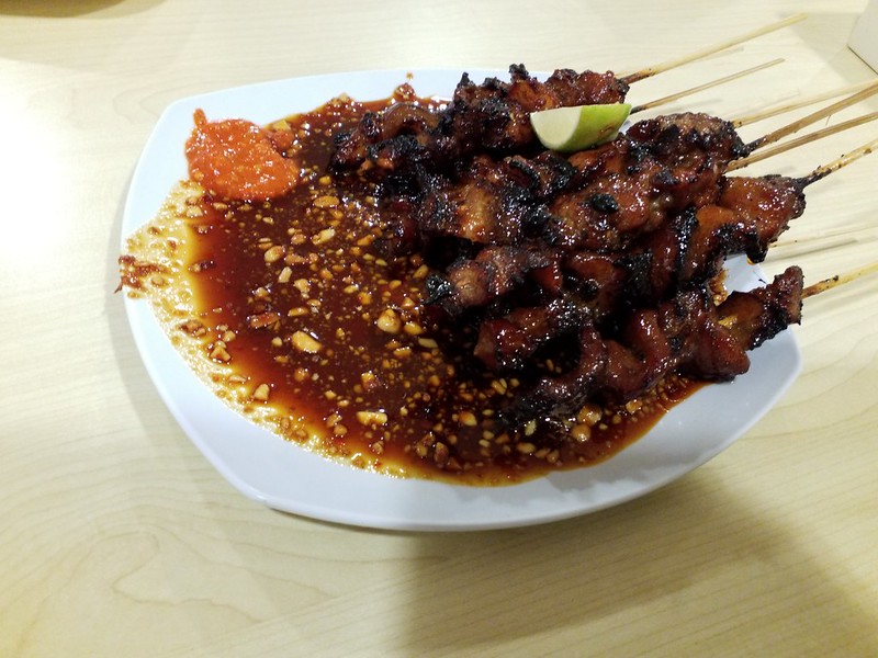 sate babi pork satay is one of the culinary musts in bali