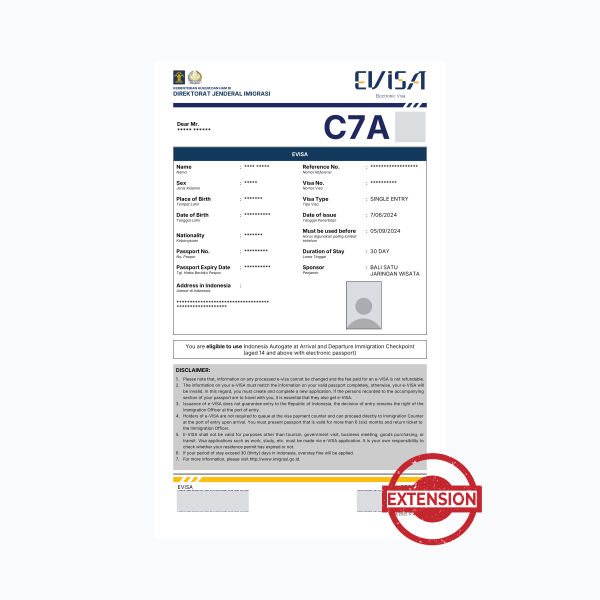 Single Entry Music Performance Visa (C7A) Extension